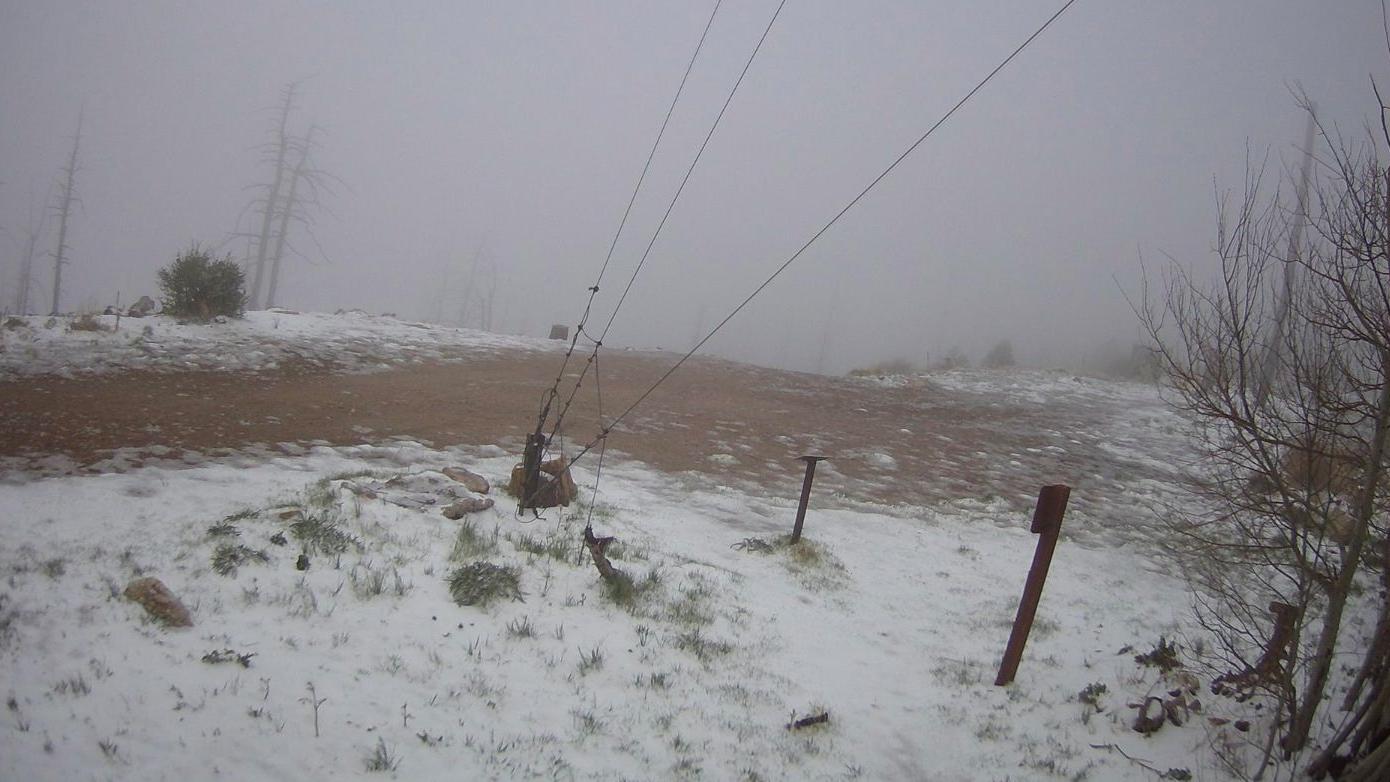 Watch: Snow on Mount Lemmon following overnight storm